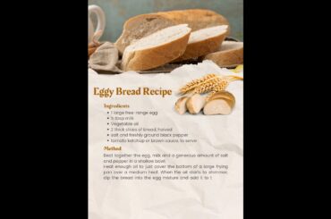 Eggy bread recipe #eggybread #breakfast #healthyfood #health #cooking