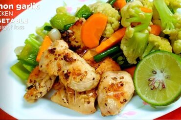 Easy Weight Loss Recipes-Lemon Garlic Chicken | New Method Healthy Lemon Garlic chicken |