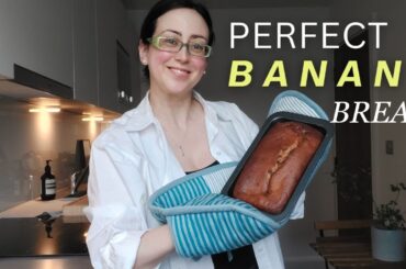Perfectly Moist & Healthy BANANA BREAD Recipe + Making Greek coffee | Helen Tsokana