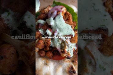 #CHIPOTLE #CHICKPEAS #CAULIFLOWER FLATBREAD #recipe #recipes #food #healthy #healthyfood #vegetables