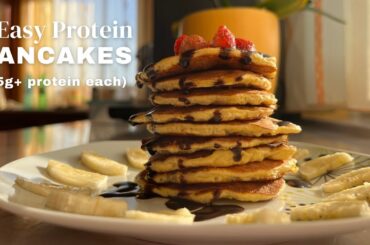 2 Easy High Protein Pancake Recipes (I Would Eat Everyday) | Low Calorie | Low Carb
