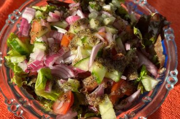 Healthy Salad Recipe | Easy Olive Oil Dressing | Weightloss Salad