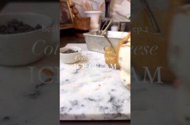 Cottage Cheese Ice Cream #healthyrecipes #protein #homemade