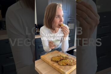 Low carb veggie fritters #lowcarb #highprotein #healthyeating #healthyrecipes #proteinrich #fatloss