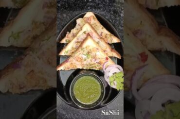 Healthy & Crispy Bread Semolina. #breakfast #sashiofficial #asmr  #healthyfood #ytshorts