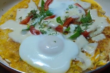 cabbage and egg pizza healthy recipes// Make this Super Soft and Rich in easy and yummy way