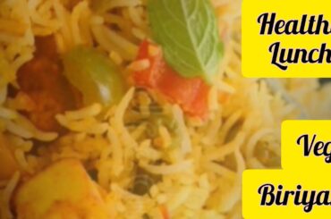 Veg Biryani Recipe | Healthy Lunch in Summer #shorts