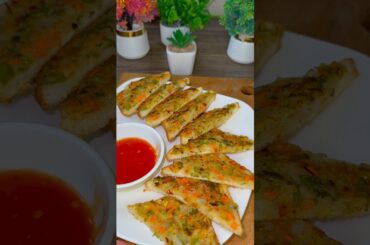 Healthy and instant suji toast! #sujitoast #toast #recipe #shorts