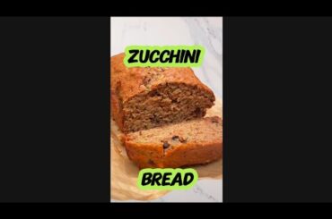 Zucchini Bread easy and healthy recipe in 60 seconds