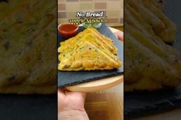 No Bread sandwich | semolina recipe #shorts @Yummy_therapy #shortsfeed #shortsviral