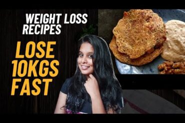 How to lose 10kgs fast // oats dosa // weight loss recipes in telugu // Nandy Telugu vlogs