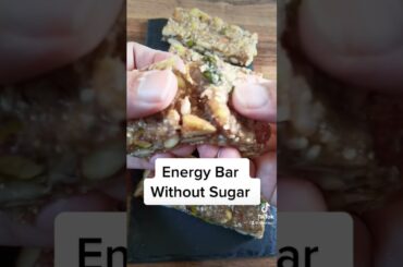 Energy Bar - Protein Bar - Healthy Bar - easy to make - Dry Fruits Bar - No sugar