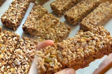 Healthy Snack Recipe | Oats Murmura Seeds Energy Bars | No Sugar Snack | Weight Loss | Ep- 9