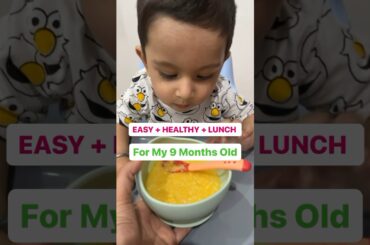 Healthy Lunch For Baby! #quickbreakfast #babyfoodrecipe #healtyfoodforbaby #recipe #food