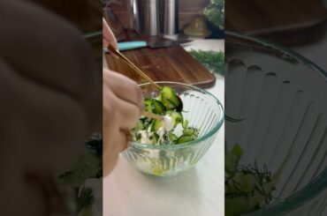 Easy cucumber yogurt salad Recipe