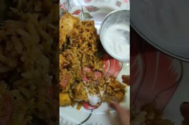mazedar weightloss low calories biryani... brown rice + chicken #yummy #weightjourney #recipes #reel