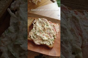 Quick and healthy sandwich recipe #shorts #health #trending #newsong