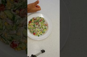 Cucumber corn salad#Shorts#Healthy salad
