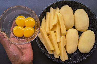 Just Add Eggs With Potatoes Its So Delicious/ Simple Breakfast Recipe/ Healthy Cheap & Tasty Snacks