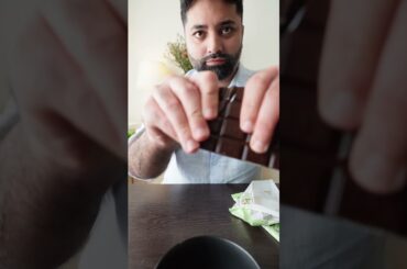 Blueberry Mint Chocolate Cubes #healthy #snacks #dessert #asmr #shorts