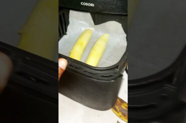 Airfryer Roasted Plantain (Bole) with Peanut aka Groundnut| Easy snack recipe| healthy snack|#foodie