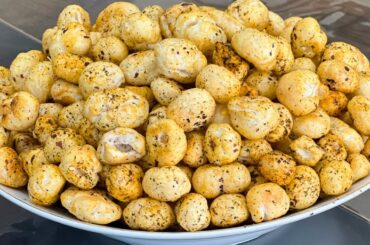 Quick & Healthy Snack Recipe - Pudina Makhana Recipe - Mint Makhana Recipe - Makhana For Weight Loss