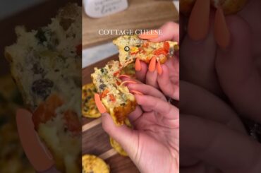 Healthy Cottage Cheese Egg Bites (Low Cal, High Protein) | Recipe Details in Description