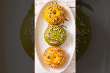 Gluten free & Protein Rich Lentil Bagel #lentil #bagel #recipe #shorts