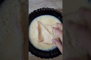 Healthy breakfast recipe Frenchtoast #frenchtoast #breakfast #breadrecipe #youtubeshort #food #asmr