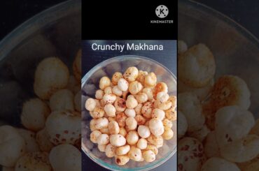 Roasted Makhana | instant 2-minute recipe #makhana #lotusseed #healthy #viral #trending #weightloss