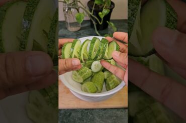 Korean cucumber salad / summer salad #shorts #healthyrecipes #healthyfood #healthy #cucumbersalad