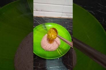 today's lunch ragi sangati palakoora pappu healthy lunch meal