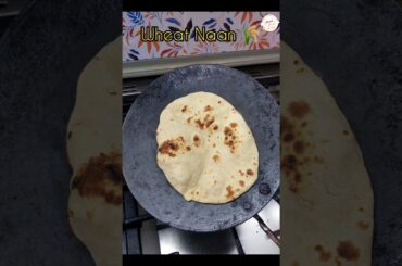 Tawa Naan | Healthy Wheat Naan Recipe #shorts #youtubeshorts #food #naan #roti