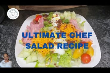 How To Make The Ultimate Chef Salad#healthy #salad #homemade #amazing #easy