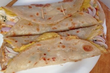 Crispy Egg Paratha Roll | Anda Paratha |Paratha Egg Roll Recipe | Healthy Breakfast Recipe