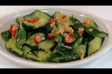 Easy and Quick Cucumber Salad Recipe