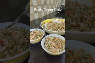 No oil No fire | Healthy breakfast recipe with Sprouts #health #food