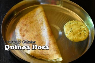 Quinoa dosa || Quinoa and lentil dosa || Healthy Breakfast Idea