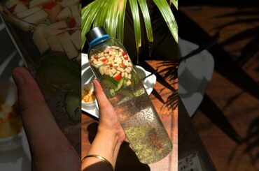 Ep 03/100 Days Healthy Recipes KIWI APPLE DETOX WATER #healthyrecipes #ytshorts #shortsfeed