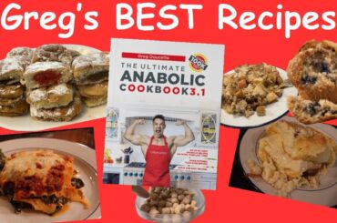 Greg Doucette's Anabolic Cookbook Recipes | MADE THEM ALL | Best Anabolic Recipes for Shredding Diet
