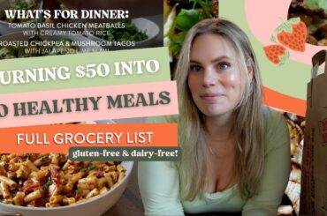 Turning $50 of Groceries Into 20 Servings of Healthy Meals | Jenn Eats Goood