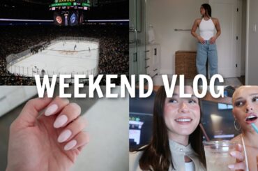 spring bedroom refresh, hockey game with friends & cooking healthy recipes!