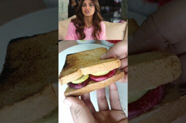 Shilpa Shetty's favourite Sandwich Recipe | Evening Snacks #shorts #youtubeshorts