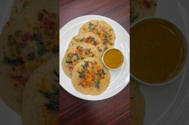 Oats Uttapam | Healthy weight loss Recipes #shorts #uttapam