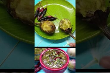 vankaya pachi pulusu#food#recipe#quick#healthy#tasty#lunch#pulusu#sambar#pickle#chicken#egg#charu