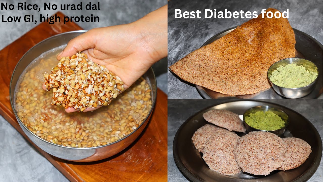 Diabetic-Friendly Healthy Breakfast Recipe Dosa & Idli | Ragi, Horse Gram, and Barley Recipe Diabetic-Friendly Healthy Breakfast Recipe Dosa & Idli | Ragi, Horse Gram, and Barley Recipe