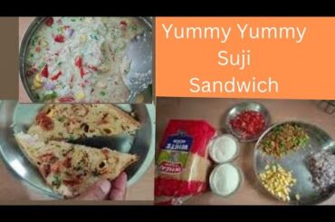 Suji Vegetable Sandwich recipe / healthy vegetable sandwich recipe #breakfast #easyrecipes