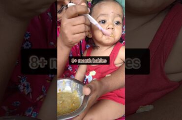 Healthy weight gaining food||breakfast or dinner||8+ month babies||Red aval kichadi