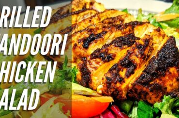 Divine Tandoori Grilled Chicken Salad | Without Oven