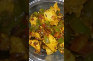 healthy lunch ideas for weight loss | paneer Shimla mirch sabji | Meghan Saini #ytshorts